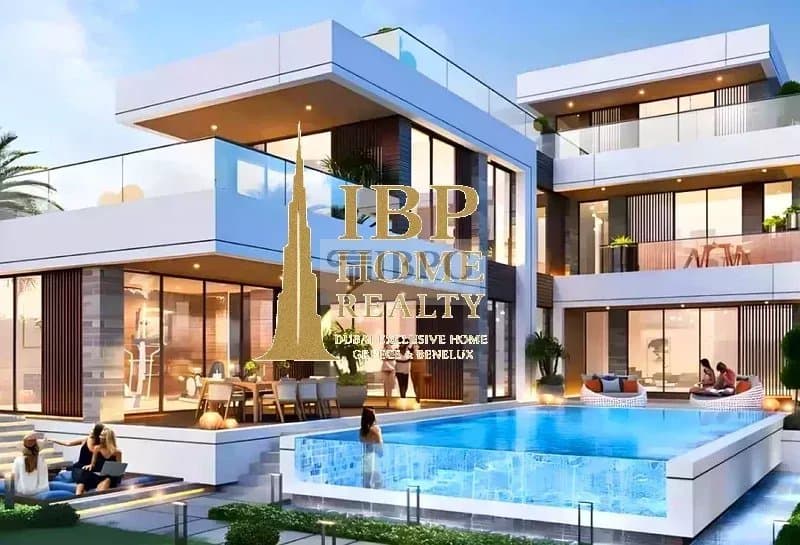 Exquisite 5 Bedroom Waterfront Villa with Crystal Lagoon Views Dubai 3
